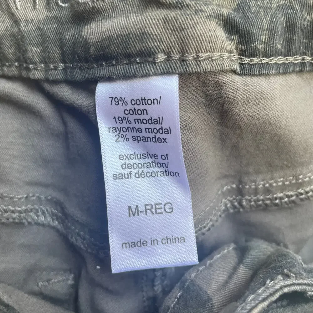 Maurices 5 Pocket camo Jeans Jr. Size M-reg Skinny Leg Cotton Blend Boho Street